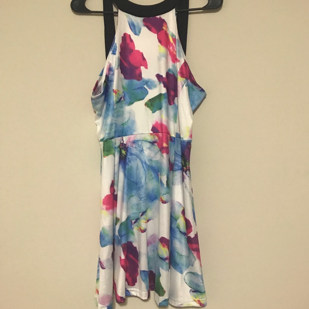Floral print dress